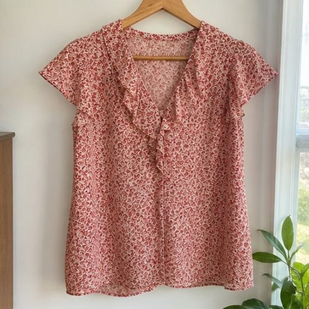 Camel Smocked Top